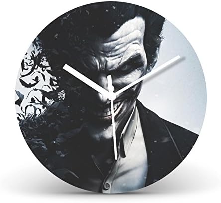 Joker Comics 12" LP Vinyl Record Wall Clock Gift Present Gaming Great for Living Rooms, Kitchens and Bedrooms