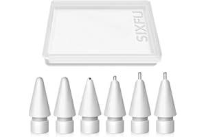 SIXFU Upgraded Tips for Apple Pencil 2nd/1st Gen Replacement Tips (6 PCS)