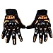 Produktbild ZYPMM Motorrad-Straßenrennsport Offroad-Reithandschuhe Frühling und Herbst beliebte Marken anti-Sai ( Color : Orange , Größe : XL )