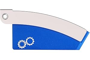 HOUSON Allineatore per freni a disco per bicicletta, strumento di regolazione del freno a disco, blu, acciaio inossidabile + lega di alluminio, adatto per MTB, pieghevole, BMX, bici da strada