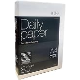 A4 Paper 80 g, 500 Sheets, Premium White Paper for Multifunction Printer, DIN A4, Office Use, School Supplies, Multipurpose P