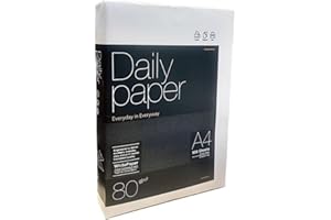 HERSO Folios A4 80gr, 500 Hojas, Papel Blanco Premium para Impresora Multifunción, Din A4, Uso de Oficina, Material Escolar, Papel de Impresión Multiusos