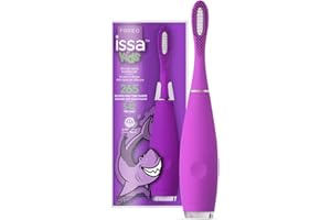 FOREO ISSA kids - Cepillo de dientes sónico para niños de 5 a 12 años, Merry Berry Shark