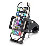[Support Vélo du Guidon] VicTsing Support Universel Téléphone Rotatif à 360 Bracelet en Caoutchouc Taille Réglable Compatible avec iPhone SE 6S 6S Plus 6 5S, Galaxy S6 Edge S6 S5, GPS, Kindle, etc
