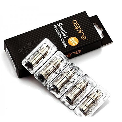 Authentique Aspire Nautilus BVC Resistance - 1,6 ohm - pack de 5 (Pour Nautilus, Nautilus Mini, Triton mini & Nautilus 2)