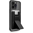 Skinarma SAIDO+KADO Mag-Charge iPhone 15 Pro case with Card Holder (Bundle pack) (Black)