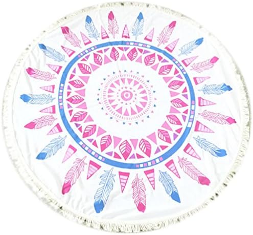 YouPuer Printing Round Beach Tapestry Hippy Boho Tablecloth Beach Towel Size 150*150cm