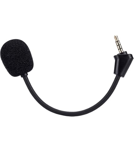 MICMXMO Vervangende microfoon 3,5 mm Boom compatibel met MICMXMO Vervangende microfoon 3,5 mm Boom compatibel met