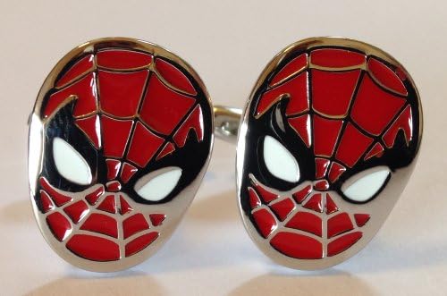 LJAllenSuper Hero Spiderman Cufflinks Cuff Links