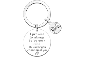 SDOFY Funny I Love You Gifts for Boyfriend Girlfriend Couples Lovers Anniversary Keyring Gift for Him Her Valentine's Day Present for Husband Wife Birthday Christmas Gifts