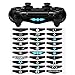 Price comparison product image eXtremeRate Led Lightbar Light Bar Decals Skins Stickers Flim for Playstation 4 PS4 Slim PS4 Pro Controller - Occult Secret of Symbols Signs (30 Set/Pcs)