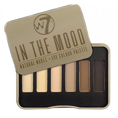 W7 Natural Nudes Eye Colour Palette 7 g, In The Mood - 6-Piece