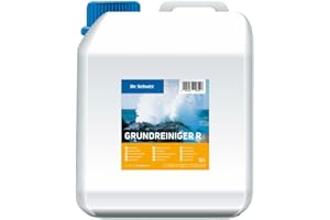 Dr. Schutz Grundreiniger R 10 L für elastische Bodenbeläge | Bodenreiniger für Vinyl, PVC, CV, Linoleum, Naturstein, Kunststein, Kautschuk | Kunststoffreiniger, WPC-Reiniger, Fliesenreiniger