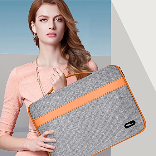 SAVFY Laptophülle 15.6 Zoll Laptop tasche Laptop Sleeve Laptop Tasche Laptop Case Cover mit einer Bildschirmdiagonale von 14-15.6 Zoll, orange - 7