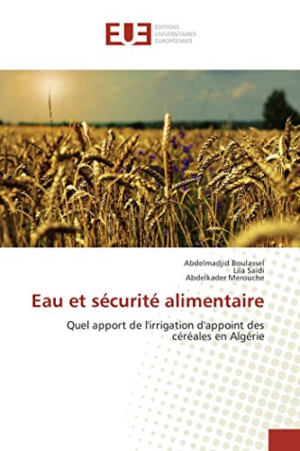 Eau et sécurité alimentaire en ligne Eau et sécurité alimentaire en ligne