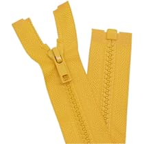 ByaHoGa 2 Cerniere Metalliche Divisibili #5 90 Cm - Argento Anticato Per Giacche E Cappotti