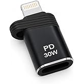Coverzone Lightning to Type-C Şarj &Ccedil;evirici Adapt&ouml;r PD30W 60W Hızlı Şarj Destekli USB-C To Lightning D&ouml;n&uuml;şt&uuml;r&uuml;c&uuml; Adapt&ouml;r Apar