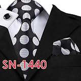 Material: 100% corbata de seda hecha a mano  Tamaño de corbata: una talla de 59.06 '' (150 cm) de longitud y 3.35 '' (8.5 cm) de ancho  Conjunto de corbata: corbata Hanky Gemelos Conjunto  Género: Juego de Gemelos Hombre Corbata Hankerchief