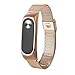 Price comparison product image Xiaomi Mi Band 2 Straps Bescita Stainless Steel Metal Wrist Strap Wristband Bracelet Replacement for Mi Band 2 Smart Miband (Rose Gold)