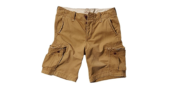 Hollister - Pantaloncini - cargo - Basic - Uomo beige Dunkelkhaki :  Amazon.it: Abbigliamento