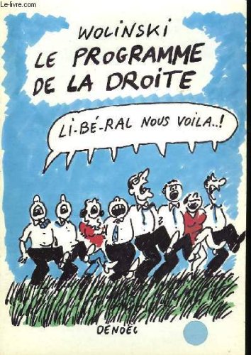 couverture de : Programme de la droite, Le