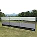 Produktbild Windschutz 500 x 140 cm mit PVC-Fenster inklusive Stahlstangen und Spannleinen • Sonnenschutz Sichtschutz Camping Terasse Wand Garten Markise