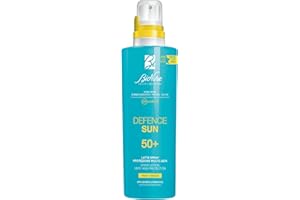 Bionike Defence Sun - Latte Spray Solare Transparent Touch, per Pelli Sensibili e Intolleranti, Azione Protettiva e Antiossidante, Waterproof e non Appiccicoso, Lenisce e Ripara la Pelle, 200 ml