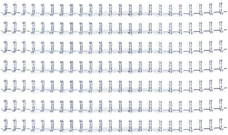 Ring Binding Spines Wire Binding Combs, Metal, 75 Pages, 23 Ringe A4, 9.5 mm PACK OF 100 – Silver