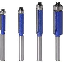 Draper 1/4-inch 3x11mm Straight Router Bit - TCT Head For Woodworking