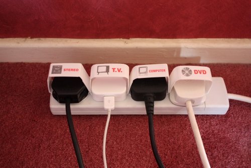 Homemate® Plug Mates (Pack of 10) - Never Pull Out The Wrong Plug Again