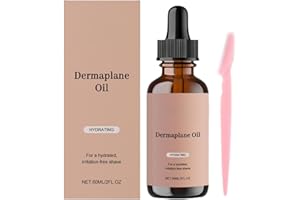 SIYINZU Hydrating Dermaplane Face Shaving Oil,Hydrating Shaving Inhibitor with A Tool,Facial Sha/ving Oil and Dermaplaning Kit,Ingrown Hair Remover,After Shave Oi/l for Soft Skin Care,Moisturizing Body O/il