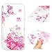 Produktbild Niocase iPhone XR 6.1 Zoll Hülle, Art und Weise, die Muster Muster Weichen TPU Flexibles Gel Stoßdämpfer rückseitige Abdeckungs stoßsicherer schützender Fall, Blumen