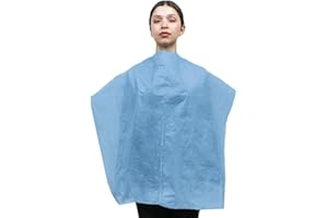 ARESO Capas Desechables de Peluqueria 100 Unidades en Rollo, Capa de Plastico para Tinte de Pelo Mujer y Hombre