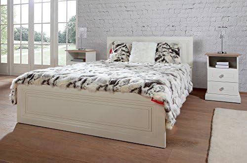 LIVING CONCEPT BEAUTIFUL LUXURIOUS SUPER SOFT GOAT FAUX FUR THROW BLANKET, BEDCOVER, BEDSPREAD, OVERLAY, NARZUTA 150 CM x 200 CM