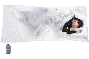 Browint Silk Sleeping Bag Liner, Silk Sleep Sack, Extra Wide 87"x43", Lightweight Travel Sheet for Hotels, More Colors for Option, Reinforced Gussets