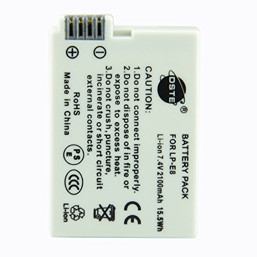 DSTE 2-Pack Rechange Batterie pour Canon LP-E8 EOS 550D 600D 650D 700D Kiss X4 Kiss X5 Kiss X6i X7i Rebel T2i T3i T4i T5i reviews DSTE 2-Pack Rechange Batterie pour Canon LP-E8 EOS 550D 600D 650D 700D Kiss X4 Kiss X5 Kiss X6i X7i Rebel T2i T3i T4i T5i