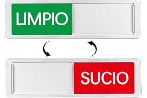 JSKWIKE Imán para lavavajillas Sucio, imán Limpio y Sucio para lavavajillas, para lavaplatos, Recipiente Que Dice Lavado de Platos Limpio o Sucio ES