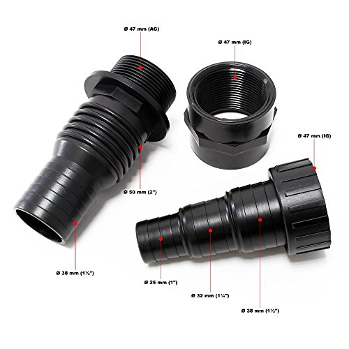 10000l/h 80W SuperECO Teichpumpe Bachlaufpumpe Filterpumpe CTP-10000 - 5