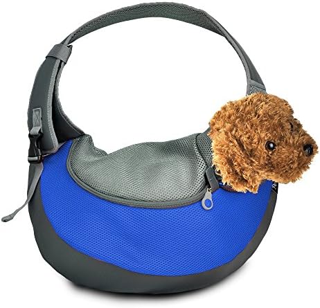 JeeLet Pet Sling Carrier Bag Hands Free Shoulder Bag Cat Puppy Travel