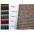 WEST DERBY CARPETS ONLINE eXtreme® ENTRANCE MATTING - DOORWAY MATTING - RIBBED HEAVY DUTY ENTRANCE MATTING - BARRIER MAT 1m Wide - 5 COLOURS TO CHOOSE FROM! (CHARCOAL)
