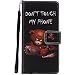 Produktbild Anlike Sony Xperia M2 (4,8 Zoll) Hülle, Folio PU Leder Flip-Case / Brieftasche / Wallet Etui /Lederhülle / Handy Schutzhülle / Bookstyle Cover / Handy Zubehör / Lederhülle / Handyhülle mit Bookstyle mit Standfunktion Kredit Kartenfach - Bär -Don't touch my phone