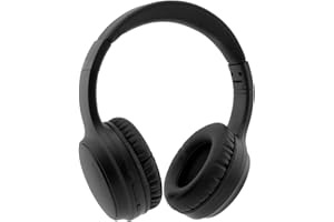 CoolBox Air 40 - Cascos Inalámbricos Bluetooth, Plegables, Auriculares con Cancelación de Ruido Activa, hasta 40h de Autonomía, Bluetooth 5.3, Diadema, Carga en 1.5h, Alcance 10m, Negro