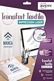 Tamaño A4 Avery c9403 - 15 papeles transferts camiseta/Textile A4 color blanco/claro
