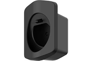 JATRHG - Soporte de pared para cable de carga tipo 2 y cargador de coche eléctrico con conector IEC 62196-2, almacenamiento para cable EV y estación de carga/negro