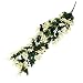 Imported Bunch Silk Hanging Plants Artificial Lily Flower Garland Party Decor White RS.415.00