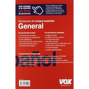 Diccionario general de la lengua espanola. Con CD-