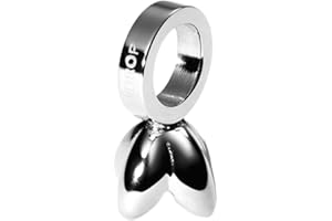 Purelei® Birth Flower Charms – Geburtsmonat Anhänger - Symbol für Treue & Weisheit -Edelstahl vergoldet - für Charmketten und Armbänder