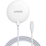 Anker 313 pad di ricarica wireless magnetico con cavo USB-C da 150 cm, adatto solo per iPhone 15/15 Pro / 15 Pro Max / 14/13 