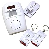Alarma AAJ con sensor de movimiento y 2 llaves de control remoto.