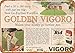 Produktbild Hasirama Goldener Vigoro Rasendünger Vintage Zinn Wand Zeichen Kunst Eisen Malerei Retro Metall Plaque Decor Warnzeichen für Home Store Yard Bar Kaffeehaus